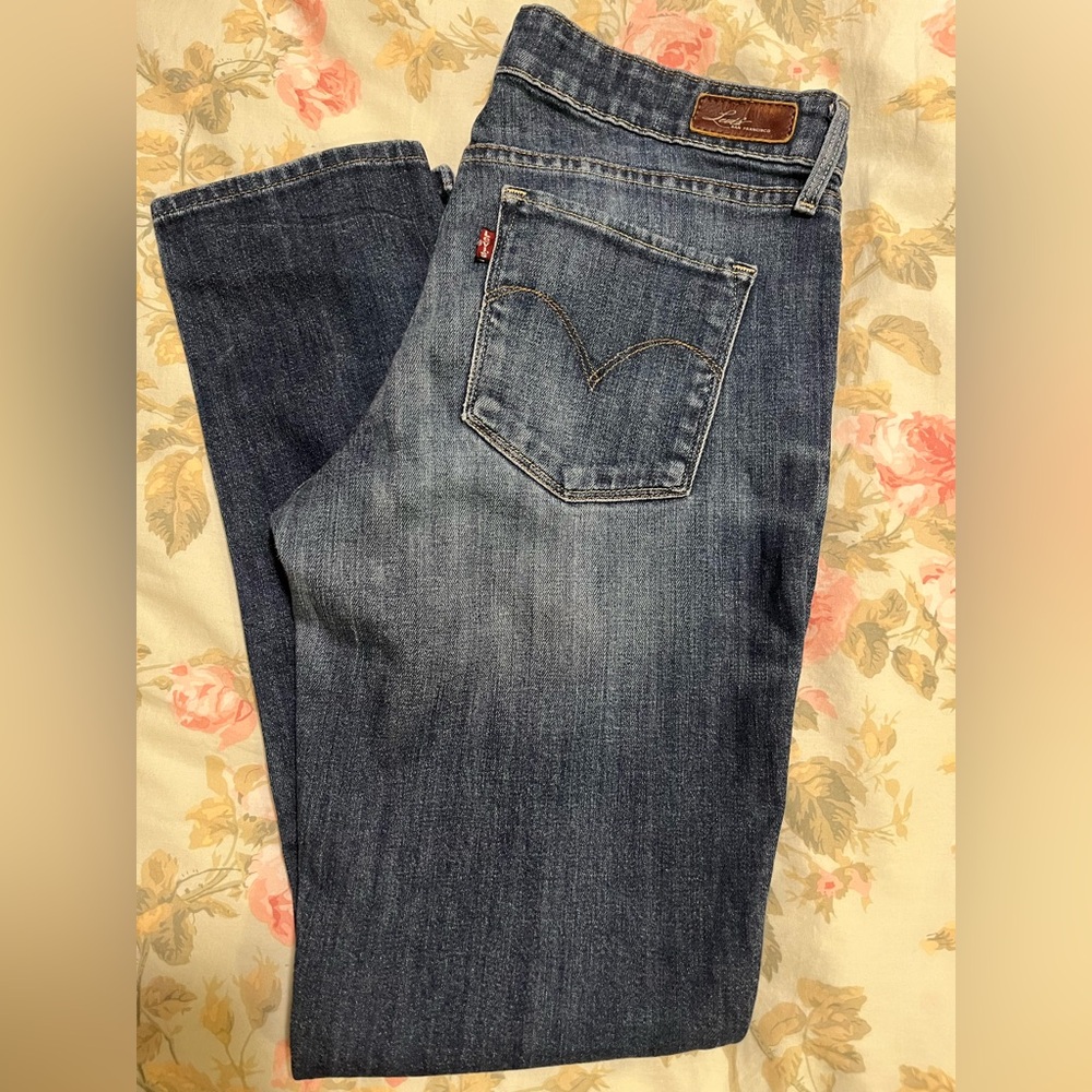 Levi's Dark Blue Demi Curve Jeans